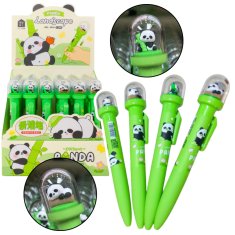 slomart Gel nalivno pero LEAN Panda u kupoli, plavi uložak 0.5mm