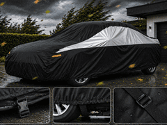 Verkgroup cerada za auto XXL, 491x146x110 cm, crna