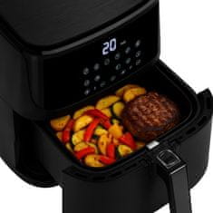 AD Adler AD 6317 friteza na vrući zrak, 5.5L, 12 programa, crna
