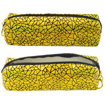 slomart LEAN pernica, holografska, zlatna, 20x6,5 cm