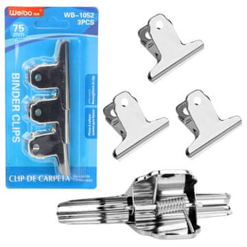 slomart LEAN Set 3 metalne kvačice, 75mm