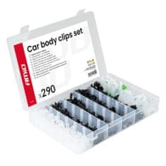 AMIO Set srednjih auto kopči i iglica 290 kom -04742