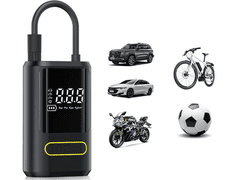 Verkgroup bežična zračna pumpa, 10 bar, 150 PSI, USB, crna