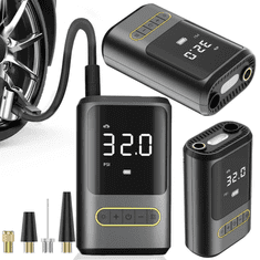 Verkgroup bežična zračna pumpa, 10 bar, 150 PSI, USB, crna