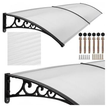 Gockowiak Dako Duo nadstrešnica za vrata 100x200cm crna