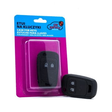 CARSAFETY Silikonska futrola za ključ CRNA za Opel Chevrolet