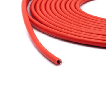 EINPARTS Zaštitna traka za rubove automobilskih vrata 5M PVC - zvučna izolacija i brtvljenje CRVENA