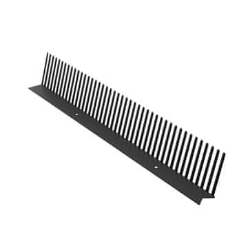Češalj za strehe X ravni 60mm x 1m RAL 9005