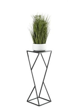 Moderni LOFT crni stalak za cvijeće 70 cm