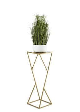 Moderni LOFT stalak za cvijeće, zlatni, 70 cm