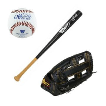 Brett Senior Baseball Set Palica + Lopta + Rukavica