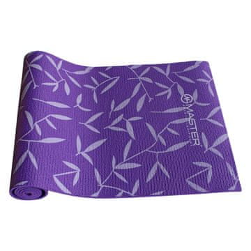 Master Yoga PVC prostirka za vježbanje 8 mm - 173 x 61 cm - Ljubičasta
