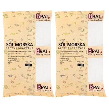 Fina jodirana morska sol 1kg (2x500g)