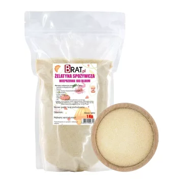Jestiva svinjska želatina 180 Bloom 1kg