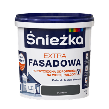 ŚNIEŻKA Fasadowa EXTRA grafit 1L