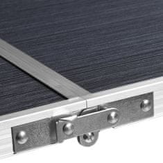 DORI TRAMP kamperski set, sklopivi, 120x60 cm, crno drvo