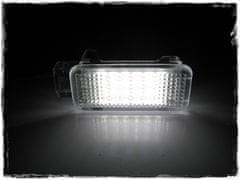EINPARTS LED unutarnje svjetlo, osvjetljenje prostora za noge na vratima prtljažnika 6000K hladno bijela za Audi, Seat, Škodu, VW