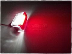 EINPARTS LED svjetlo na vratima, LED svjetlo na vratima bijelo/crveno za Porsche Cayenne Seat Alhambra Škoda Superb VW Eos Golf Jetta Passat Sharan