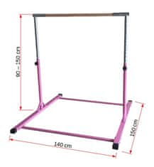 Master Gimnastički razboj 150 cm - roza