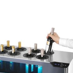 Arktic Dvozonski hladnjak za vino, podesiv za 8 boca, LED, 60 W
