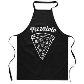 Pamučna kuhinjska pregača s printom PIZZAIOLO PIZZA LOVER muški poklon