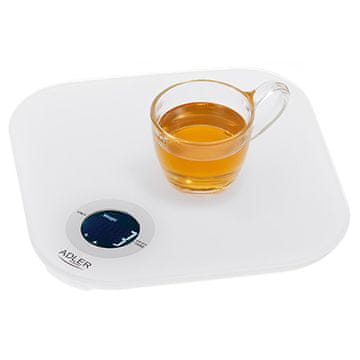 Adler Moderna kuhinjska vaga Adler LCD 10kg - preciznost i stil za vašu kuhinju