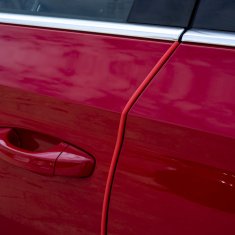 EINPARTS Zaštitna traka za rubove automobilskih vrata 5M PVC - zvučna izolacija i brtvljenje CRVENA