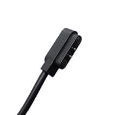 HURTEL 2-pinski magnetski punjač od 2,8 mm za pametne satove od 60 cm - crni