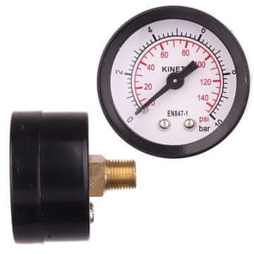 MALI MANOMETARSKI MJERAČ TLAKA 0-10 BAR 40 MM 1/8 STRAŽNJI NAVOJ KOMPRESOR