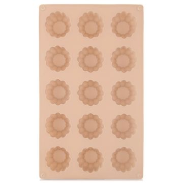 Orion Silikonski kalup za kolačiće u obliku cvijeta bež boje 28x17x2,5 cm