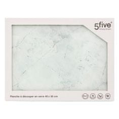 5Five® Staklena daska za rezanje od bijelog mramora