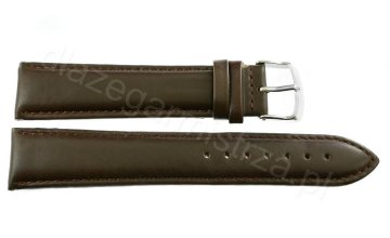 Pacific REMEN 22 MM XXL Š83XL GLATKI tamnosmeđi remen, smeđi šavovi