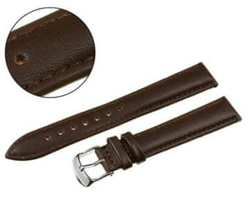 Pacific REMEN 22 MM XL W70L GLATKI tamnosmeđi remen, smeđi šavovi