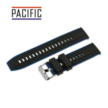 Pacific SILIKONSKI REMEN 20 MM U22 crno-plava