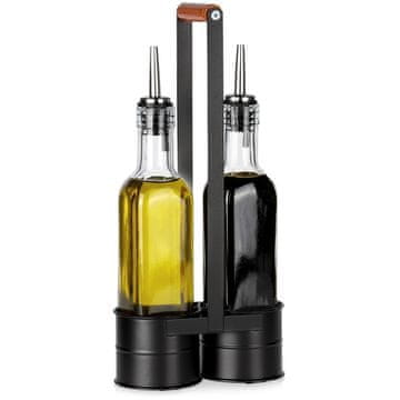 Vilde Staklene boce za maslinovo ulje i ocat u stalku 2x250 ml 3 kom.