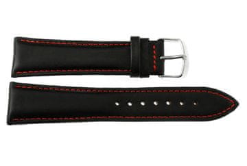 Pacific REMEN 26 MM XL W70L GLATKI crni remen, crveni šavovi
