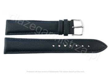 Pacific REMEN 22 MM XL W70L GLATKI crni remen, crni šavovi