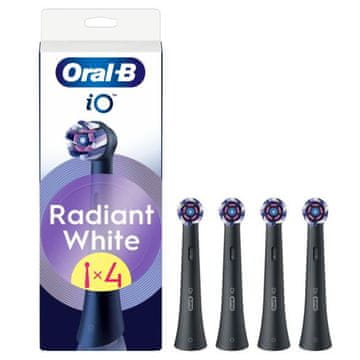 Oral-B IO Radiant glave za četkicu za zube (4 kom.) crne