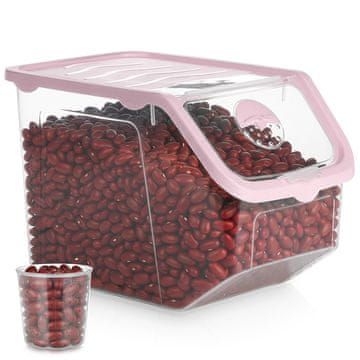 Vilde Posuda za povrće i voće s poklopcem, prozirna, 12 l