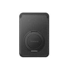 BASEUS Magnetski novčanik za kartice s MagSafe postoljem - crni