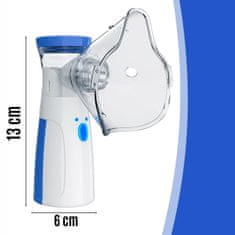 USB punjivi ultrazvučni nebulizator s 2 maske