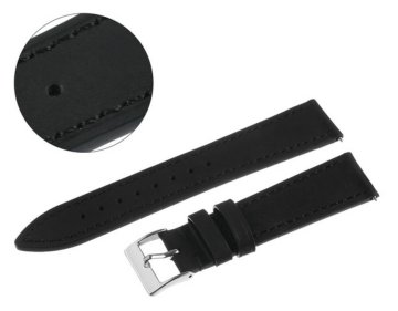 Pacific REMEN 22 MM W10 GLATKI crni remen, crni šavovi