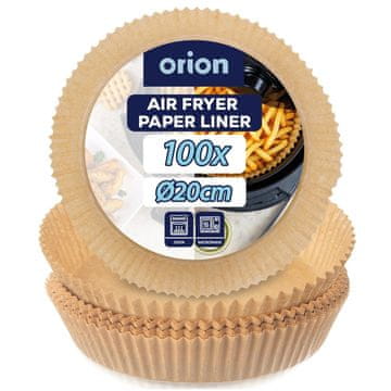 Orion Uložak za fritezu na vrući zrak 20 cm 100 kom.