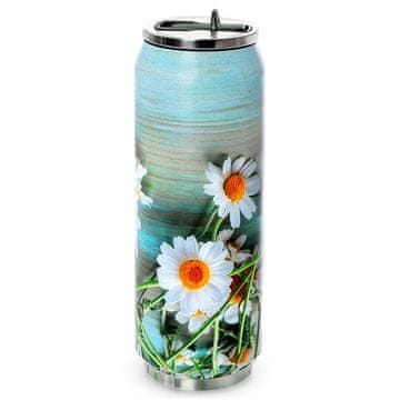 Orion Termo šalica s cvijećem u limenci 500 ml