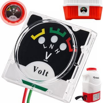 em VOLTMETAR ZA RASPRŠIVAČ BATERIJA