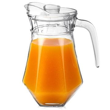 Orion Stakleni vrč s poklopcem 1,2 l