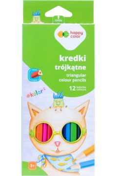 SRETNE BOJE Trokutaste bojice 12 boja Kreativna škola boja
