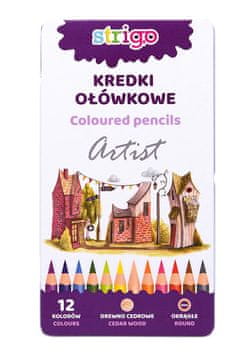 Srtigo umjetničke olovke 12 boja Neusporediva kvaliteta i intenzitet