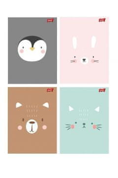 Bilježnica CUTE FACE A5 Kreativni suputnik za školu i ured