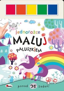 Jedinstveni svijet boja - knjiga za slikanje prstima za mališane